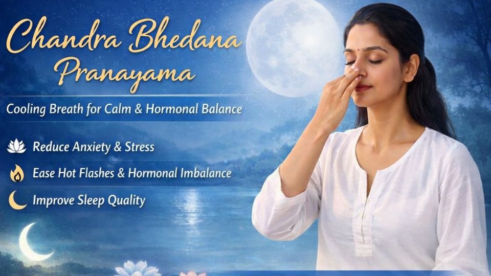 ChandraBhedi Pranayama: Inviting the Cooling Energy of the Moon