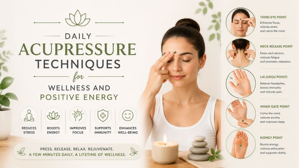 Daily Acupressure Techniques for Wellness and Positive Energy