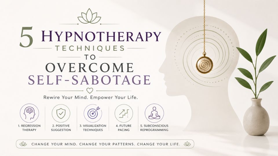 5 Hypnotherapy Techniques to Overcome Self-Sabotage