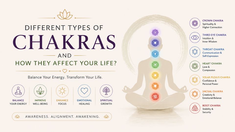 Different Types of Chakras and How They Affect Your Life