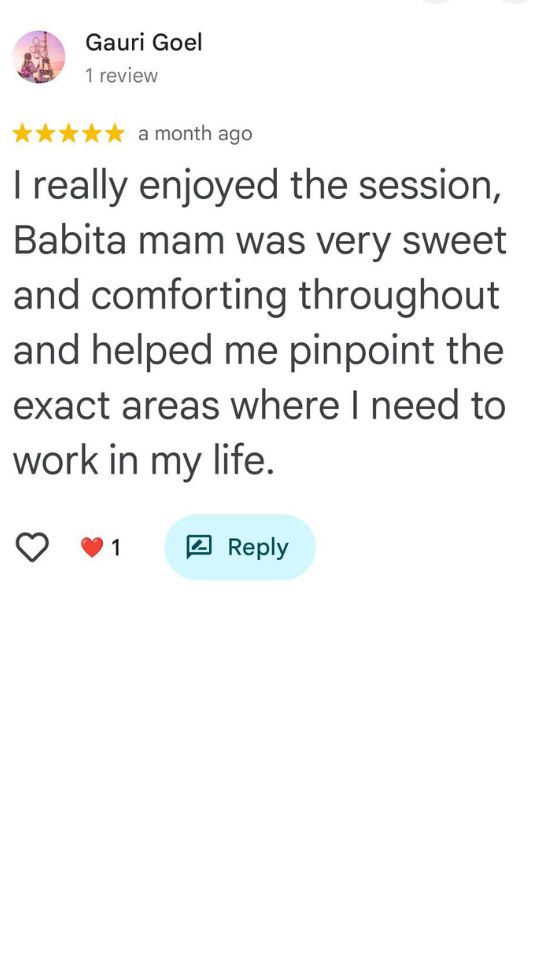 Gauri Goel Feedback